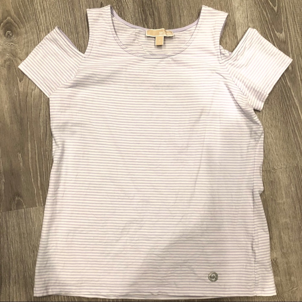 Michael Kors cold shoulder tee shirt